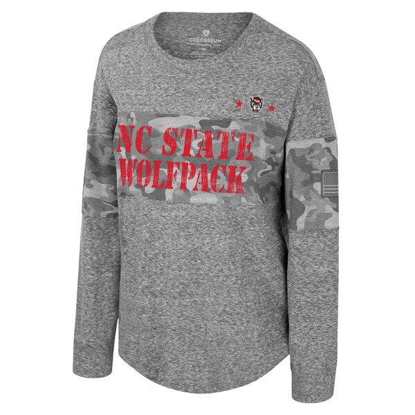 Grey/Camo Ladies OHT Long Sleeve Te